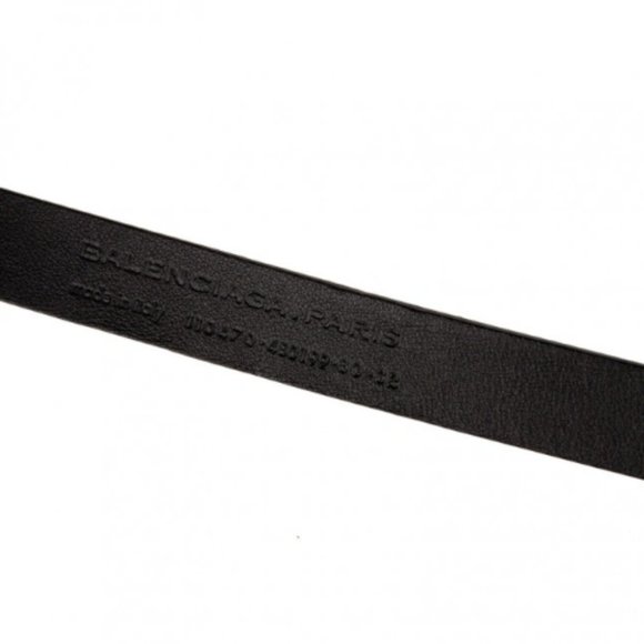 BALENCIAGA SLATE GRAY CLASSIC BELT | WOMENS - Picture 3 of 5